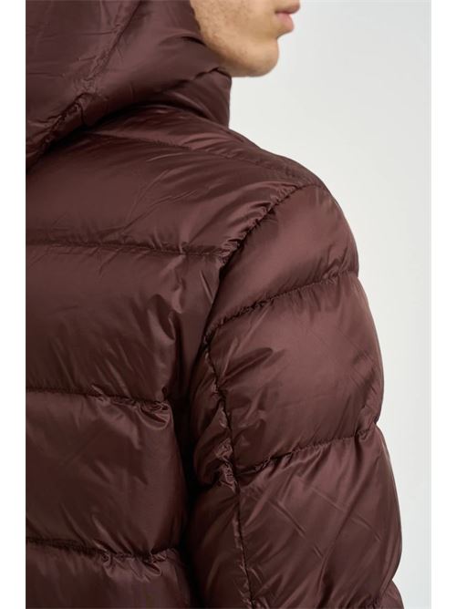 quilted jkt with hooded with natural down COLMAR ORIGINAL | 12000007 3JQ257